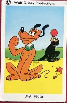 Pluto — 1973-76 Disneybilder numbered #349