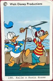 Moby Duck — 1973-76 Disneybilder numbered #188