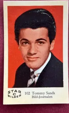 Tommy Sands — 1962 Star Bilder C #102