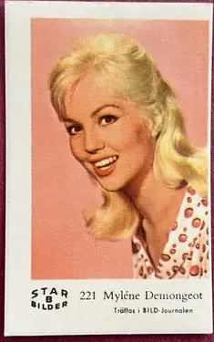 Mylène Demongeot — 1962 Star Bilder B #221