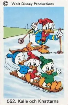Dewey Duck — 1973-76 Disney Set Numbered #552
