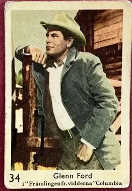 Glenn Ford — 1957 Large Number Studio Series #34