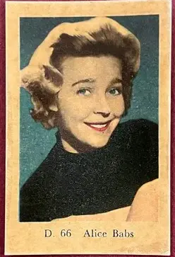 Alice Babs — 1961 D #66