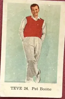 Pat Boone — 1962 TEVE Set #24