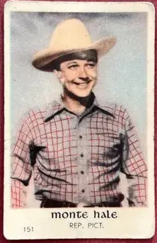 Monte Hale — 1952 Numbered Set 7 (1-198) #151