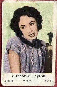 Elizabeth Taylor — 1952 Serie B – Colored #57