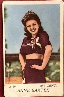 Anne Baxter — 1955 X Set #59
