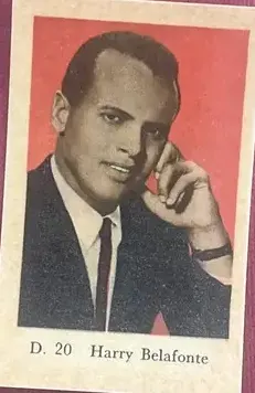 Harry Belafonte — 1961 D Plain Text Set #20