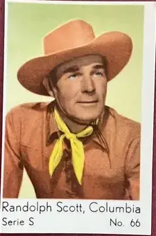 Randolph Scott — 1957 Serie S #66