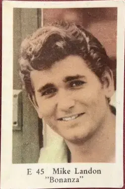 Michael Landon — 1962 E Set (Straight Letters) #45