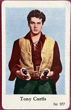 Tony Curtis — 1955 Gamla långa nummerserien #977