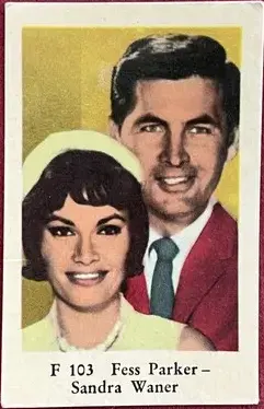 Fess Parker — 1963 F Set (Straight Letters) #103