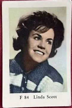 Linda Scott — 1963 F Set (Straight Letters) #84