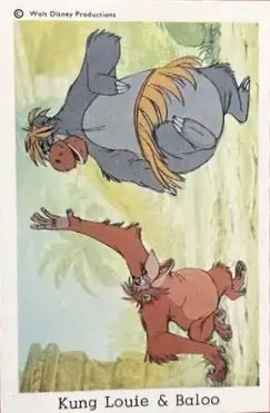 Kung Louie & Baloo — 1963-73 Disney Set Unnumbered