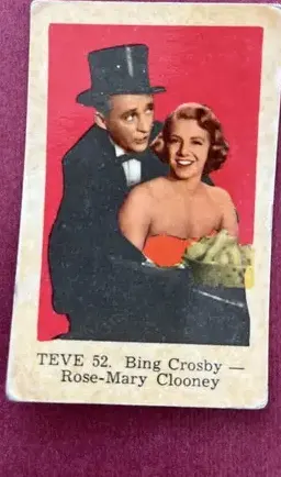 Bing Crosby — 1962 TEVE Set #52