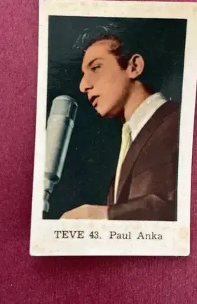 Paul Anka — 1962 TEVE Set #43