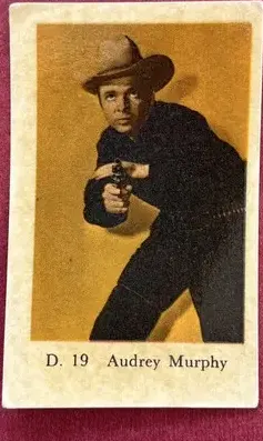 Audie Murphy — 1961 D Plain Text Set #19
