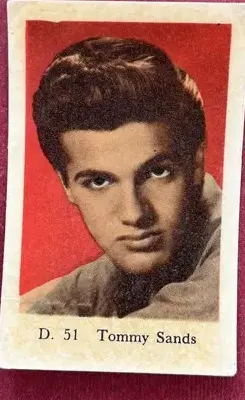 Tommy Sands — 1961 D Plain Text Set #51