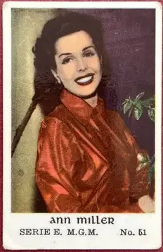 Ann Miller — 1954 Serie E #51