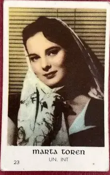 Marta Toren — 1952 Kolorerade bilder #23
