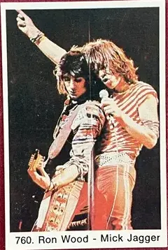 Mick Jagger — 1975 Popbilder Period After Number III #760