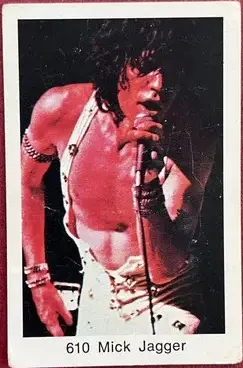 Mick Jagger — 1974 Popbilder No Period I #610