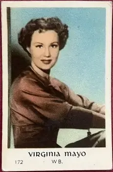 Virginia Mayo — 1952 Numbered Set 7 (1-198) #172
