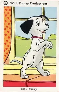 Lucky the Dalmatian — 1973-76 Disney Set Numbered #136