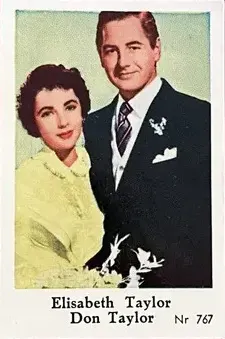 Elisabeth Taylor — 1955 Nr Set (601-998) #767