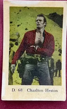 Charlton Heston — 1961 D Plain Text Set #68