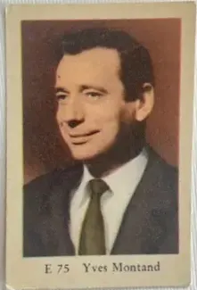 Yves Montand — 1962 E Set (Straight Letters) #75
