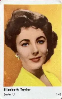 Elizabeth Taylor — 1958 Serie U #148