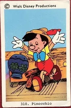 Pinocchio — 1973-76 Disney Set Numbered #310