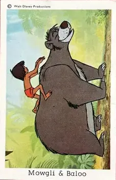 Mowgli-Baloo — 1963-73 Disney Set Unnumbered