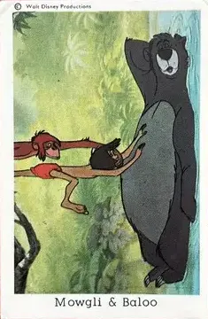 Mowgli-Baloo — 1963-73 Disney Set Unnumbered