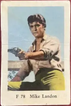 Mike Landon — 1963 F Set (Straight Letters) #78