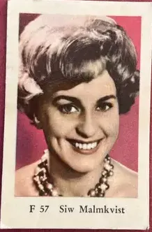 Siw Malmkvist — 1964 Numbered Set 2 (1-156) #57