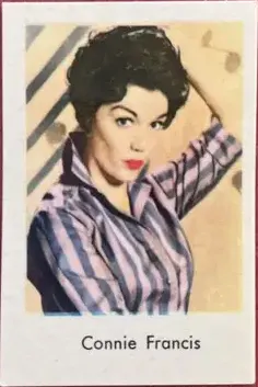 Connie Francis — 1963 Unnumbered Set 2 (Sans Serif)