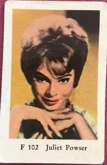 Juliet Prowse — 1963 F Set (Straight Letters) #102