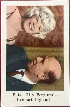 Lennart Hyland — 1963 F Set (Straight Letters) #14