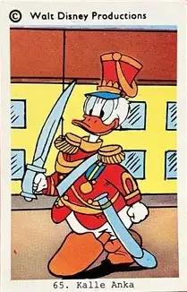 Donald Duck — 1973-76 Disney Set Numbered #65