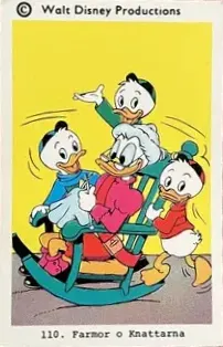 Huey Duck — 1973-76 Disney Set Numbered #110