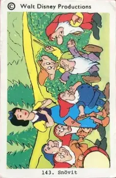 Snow White — 1973-76 Disney Set Numbered #143