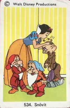 Snow White — 1973-76 Disney Set Numbered #534