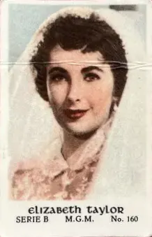 Elizabeth Taylor — 1952 Serie B (Colored) #160