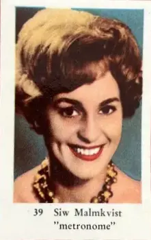 Siw Malmkvist — 1962 Numbered Set 3 (1-300) #39