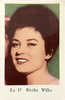 Birthe Wilke — 1962 Ex Set #37