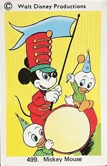Mickey Mouse — 1973-76 Disney Set Numbered #499