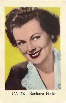Barbara Hale — 1962 CA Set #76