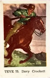 Davy Crockett — 1962 TEVE Set #75